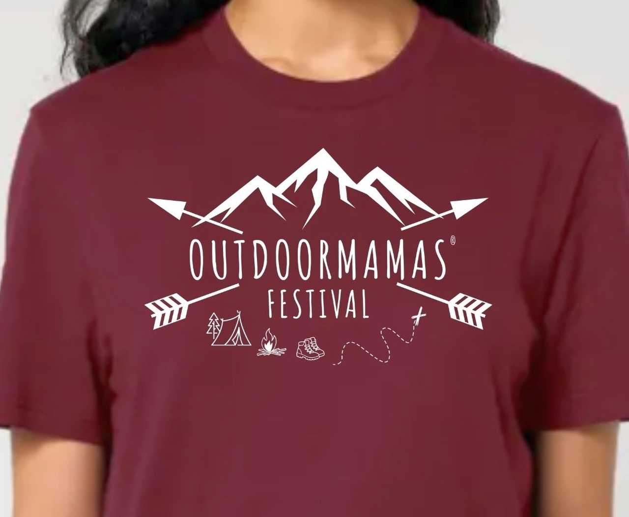 Tričko Outdoormamas Turistika - PREDPREDAJ – Obrázok 4