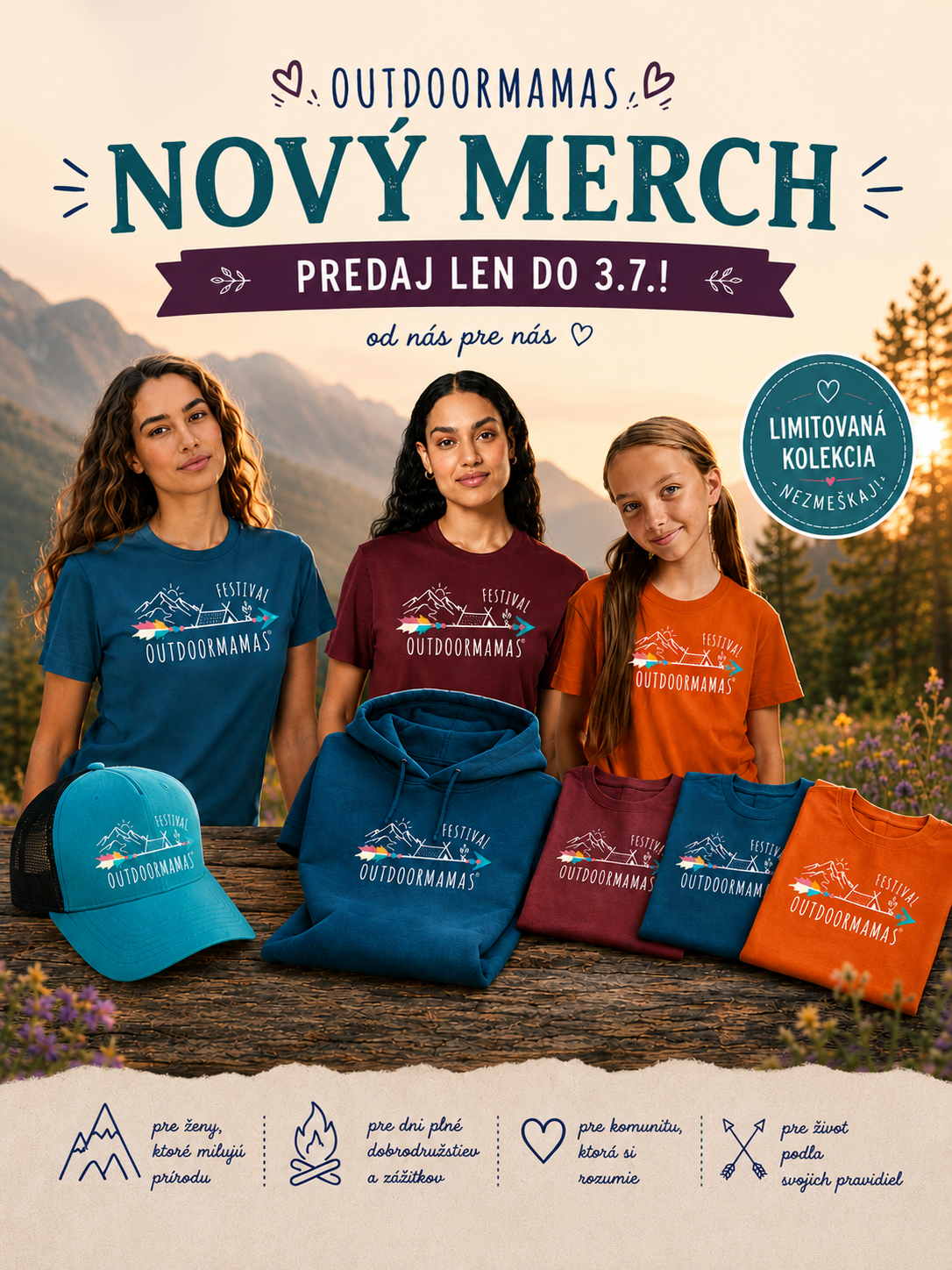 outdoormamas tricko siltovka merch